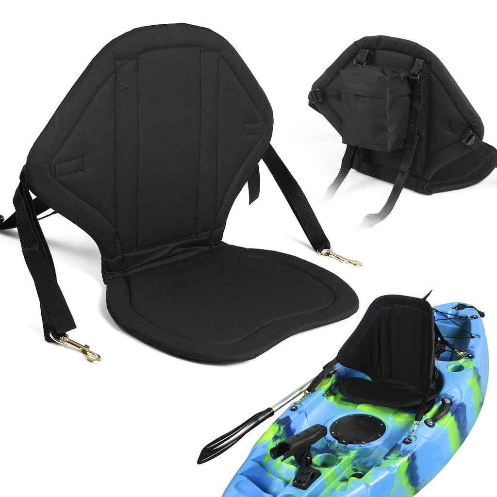 Lixada Water Repellent Children Kayak Sizeeat with Back Sizeupport Kids High Back Canoe Sizeeat Boats Pillowed Sizeeat Pad for  Watersports