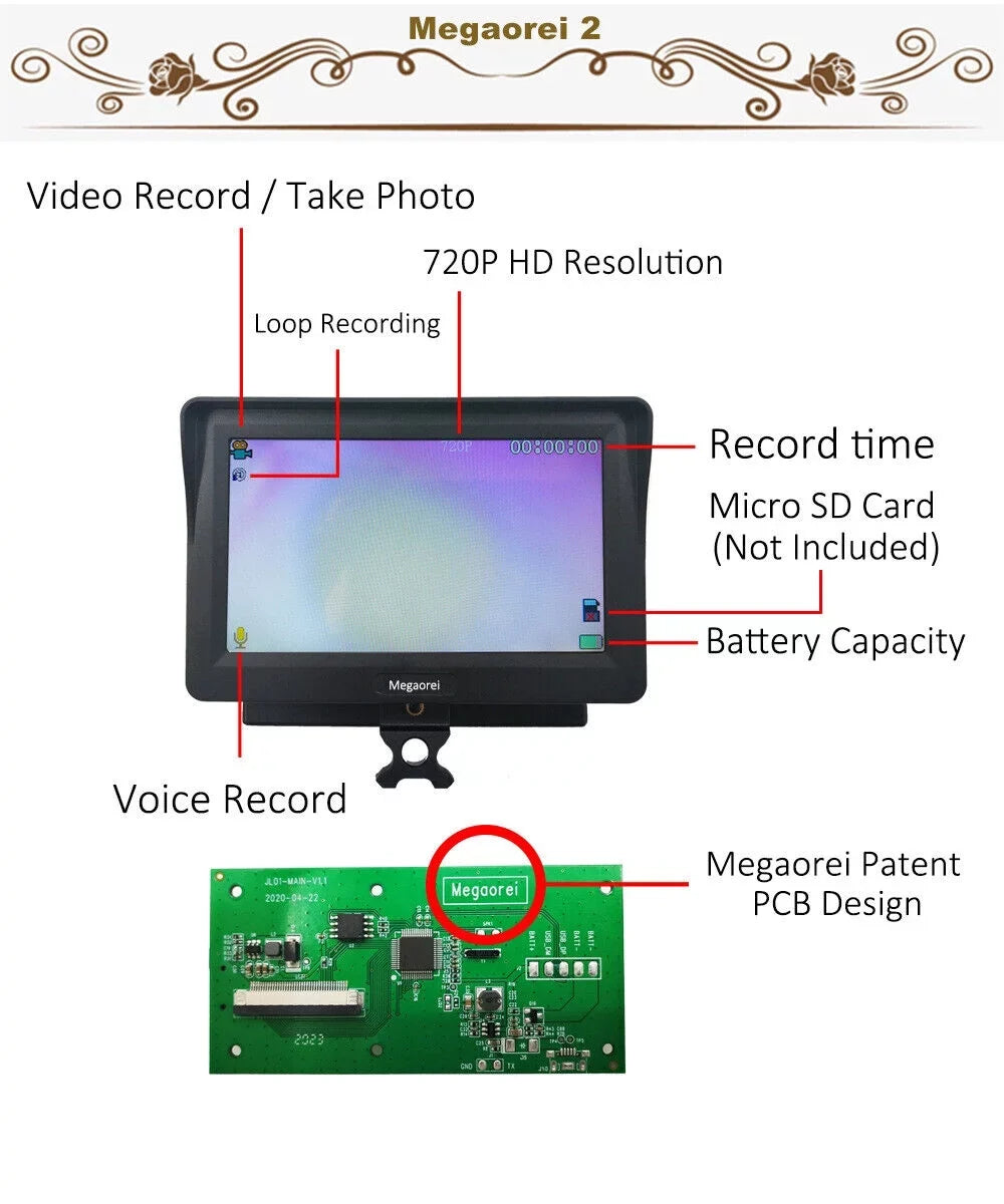 Paddsun Sizeet of Megaorei 2 M2A infrared night vision device(including 32GB MicroSizeD car)