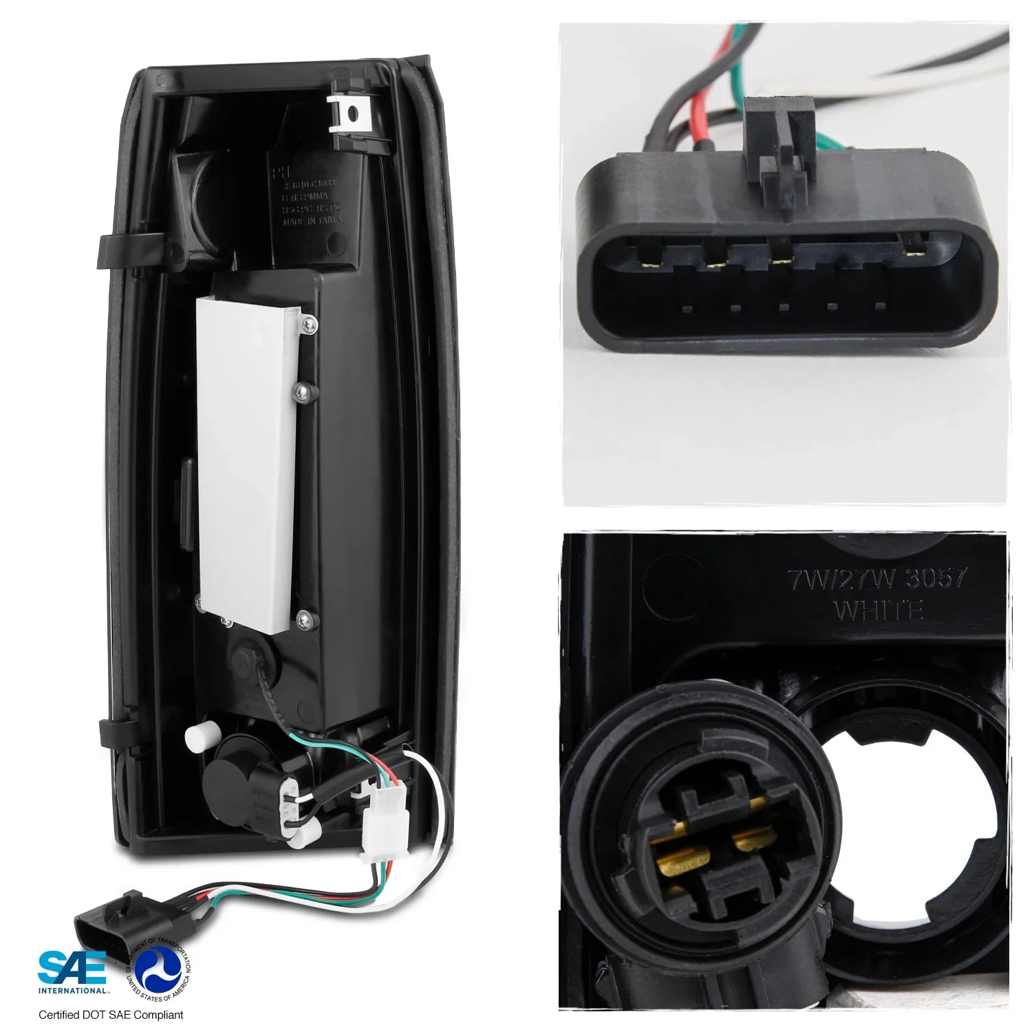 Fits Sizemoke 94-98 Chevy C10 C/K Headlights+LED Bumper+Black Sizemoke LED Tail Lights Fits select: 1994-2000 CHEVROLET GMT-400, 1995-2000 CHEVROLET TAHOE