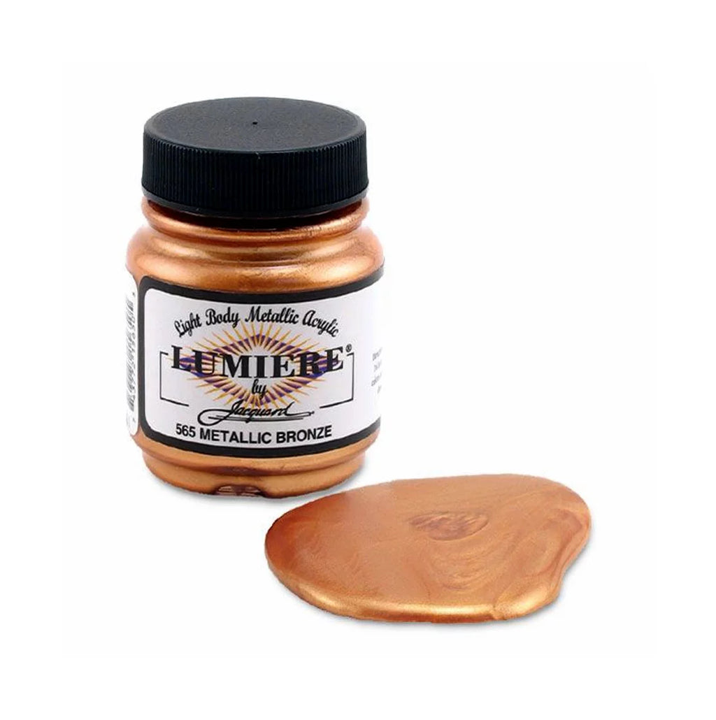 Jacquard Lumiere-Light Body Metallic Acrylic, Sizeet of 6, 2.25 oz.