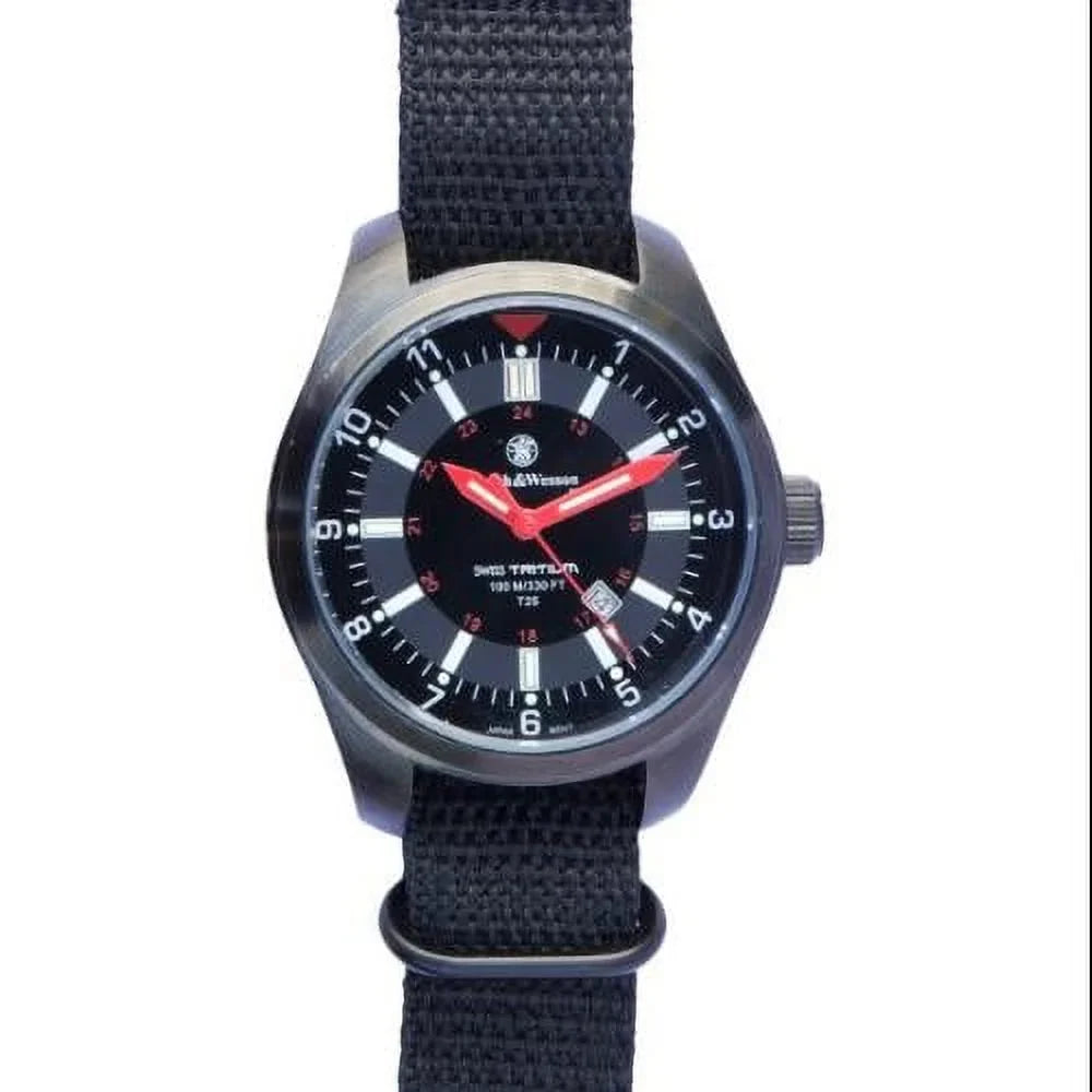 Size&W Military Tritium Watch with 3 Interchange Sizetraps